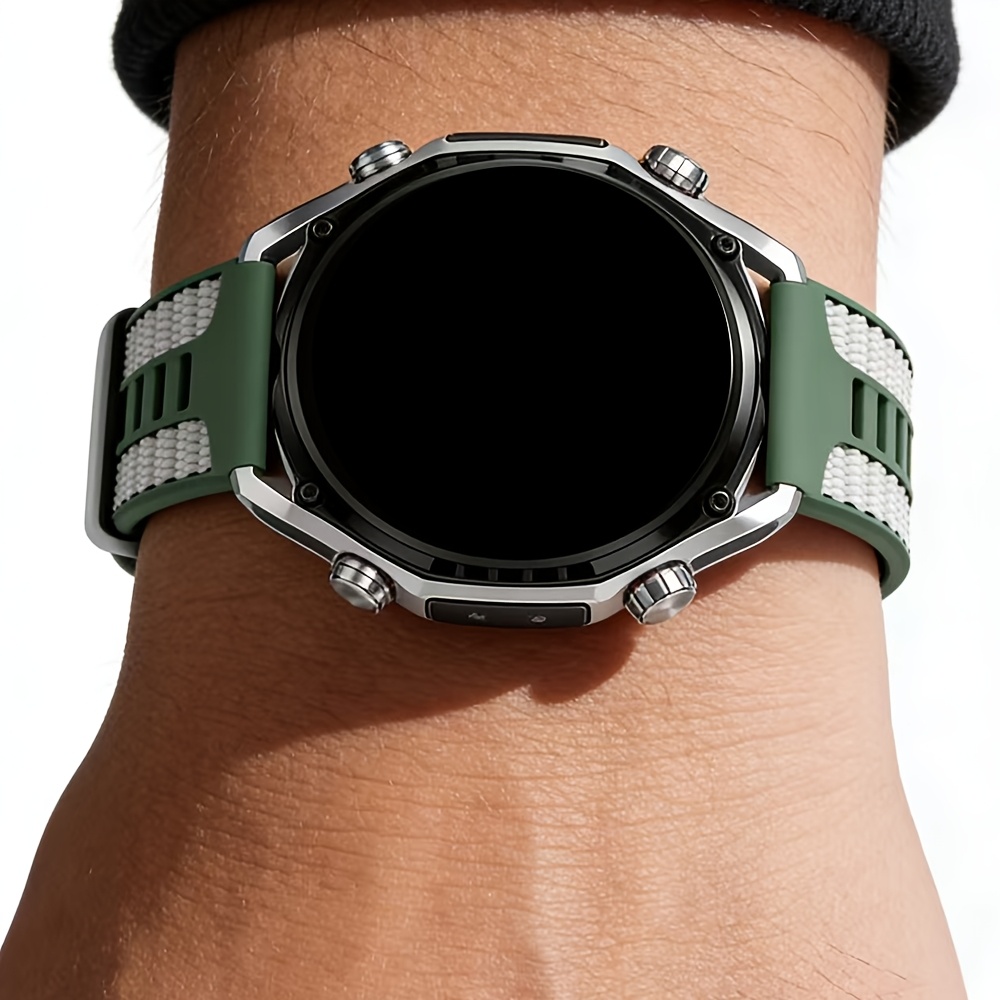Dual-Color Silicone Watch Band - Silicone Watch Band 22Mm recension och pris