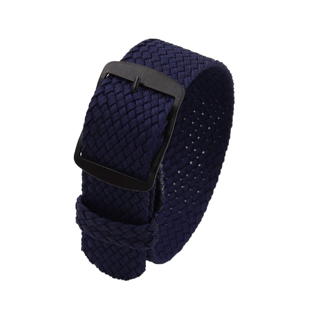 18mm 20mm 22mm Solid color For - Perlon Strap Woven recension och pris