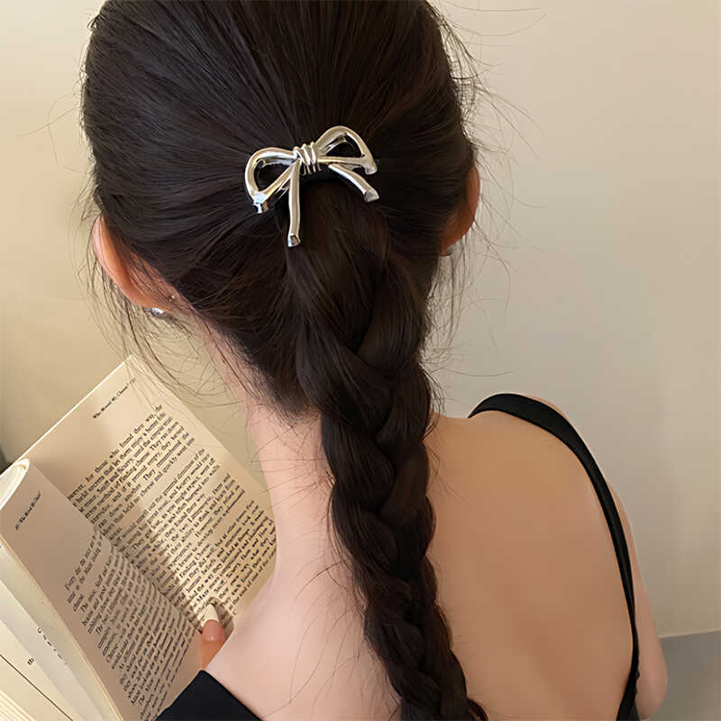 Korean Exquisite Metal Bow Hai - Silicone Band Women recension och pris