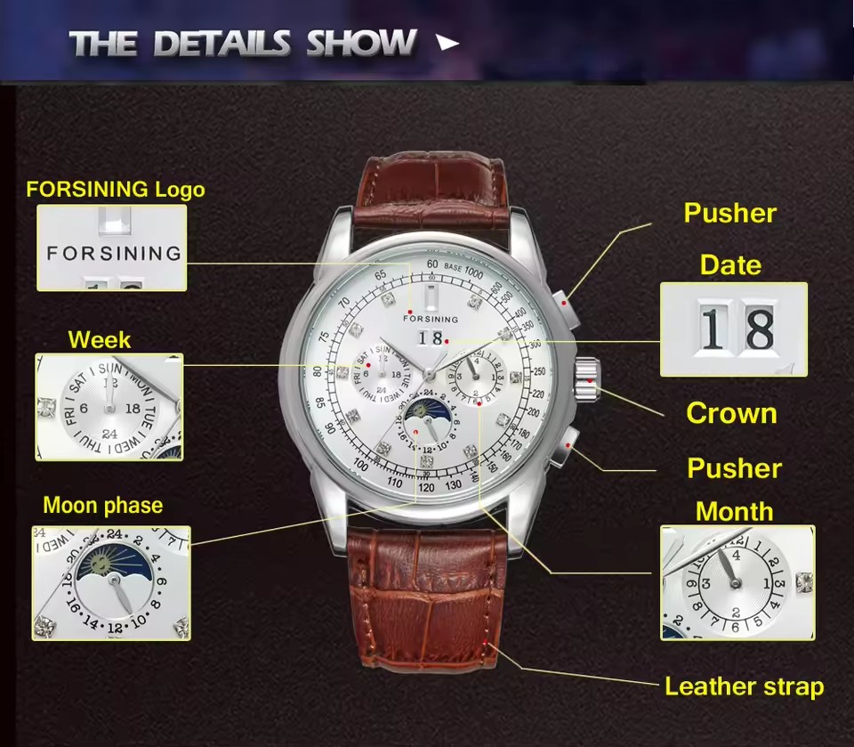 FORSINING Replica Multifunctio - Patek Philippe Watch Aquanaut recension och pris