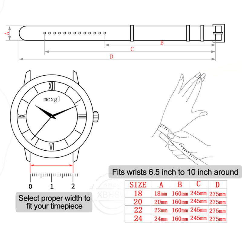 High Quality Soft Nylon Strap  - Nato Strap Nylon recension och pris