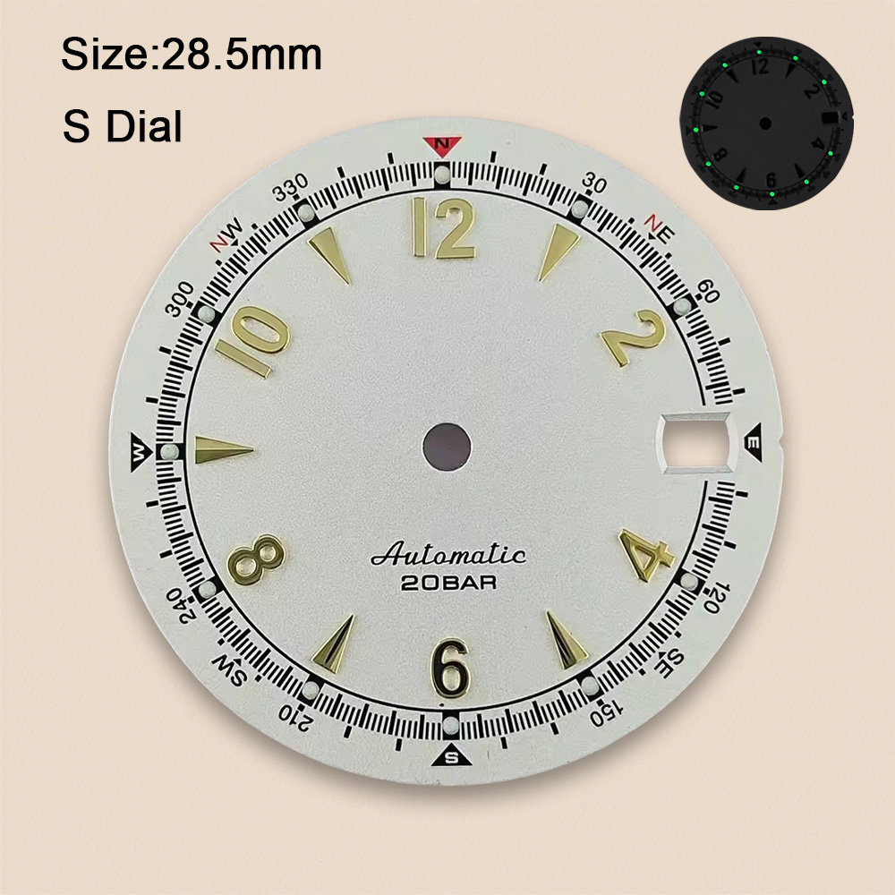 Nh35 Dial S Logo 28.5mm Retro  - Seiko Watch 5 Sports recension och pris